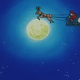 Image for article titled Stantler Pulls Santa's Sleigh And Has Magical Antlers That Warp Reality